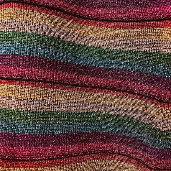 Nasty Gal Rainbow Metallic Bandage Skirt - Picture 2 of 2